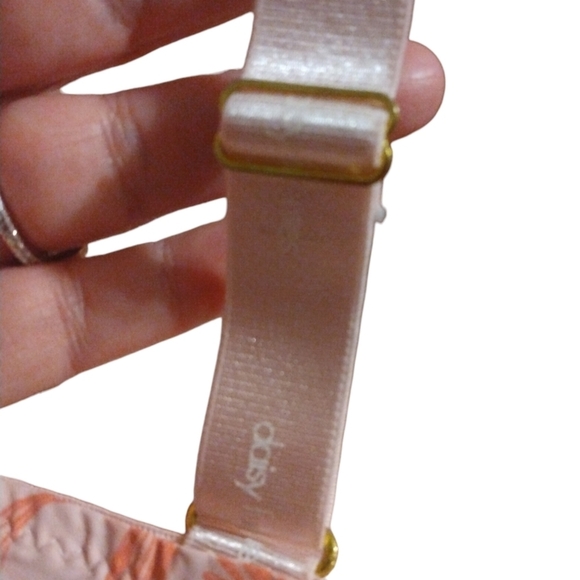 Push Up Bra Tropical Daisy Fuentes Adj. Straps Under Wire Support Romantic 42D - Picture 7 of 10